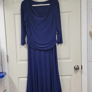 Royal Blue Chaps Dress